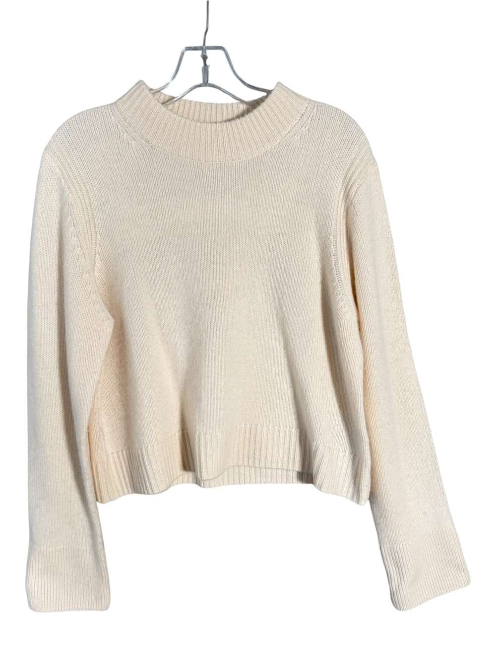 Hudson North 100% Cashmere Sweater Minimalist Quiet Luxury L